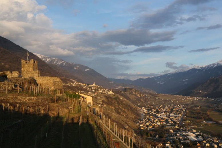 Rural settlements in Montagna in Valtellina