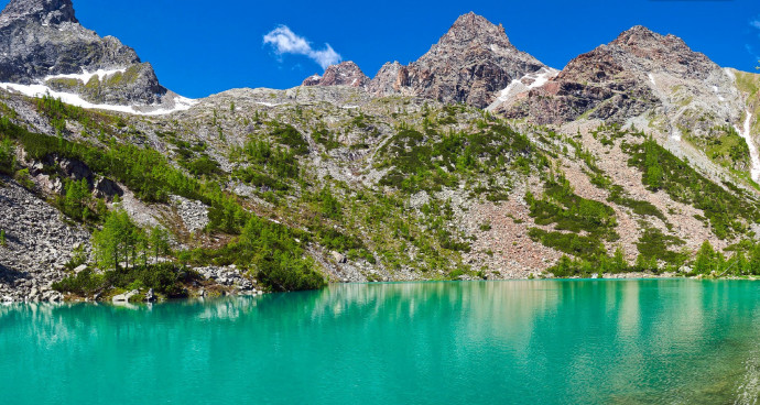 Acqua d'alta quota, Lago Lagazzuolo, pendici Monte Braccia