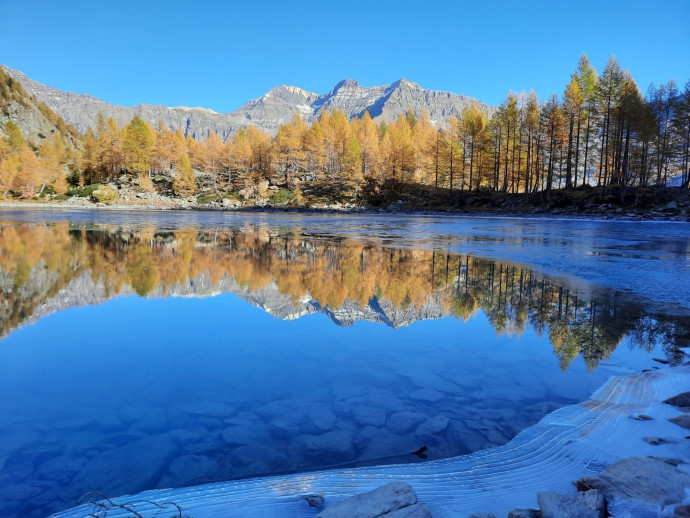Lago Lagazzuolo 1900mt. Lago Lagazzuolo 1900mt.