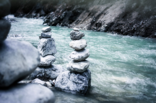 Cercatori di rocce,greto Torrente Mallero Cercatori di rocce,greto Torrente Mallero
