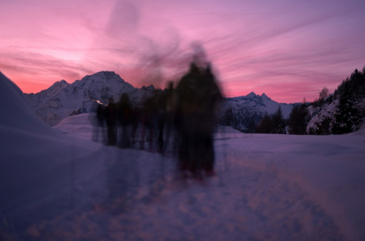 Ciaspolata - breathwalk al tramonto