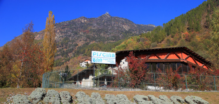 Swimming pool, sauna and Turkish bath in Valmalenco