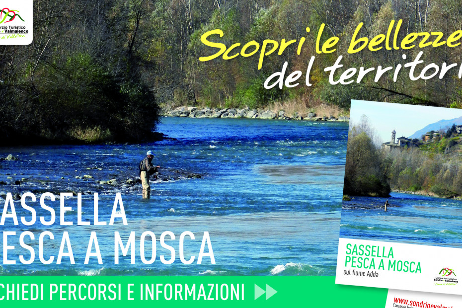 Fiume Adda: la zona di pesca a mosca della “Sassella”