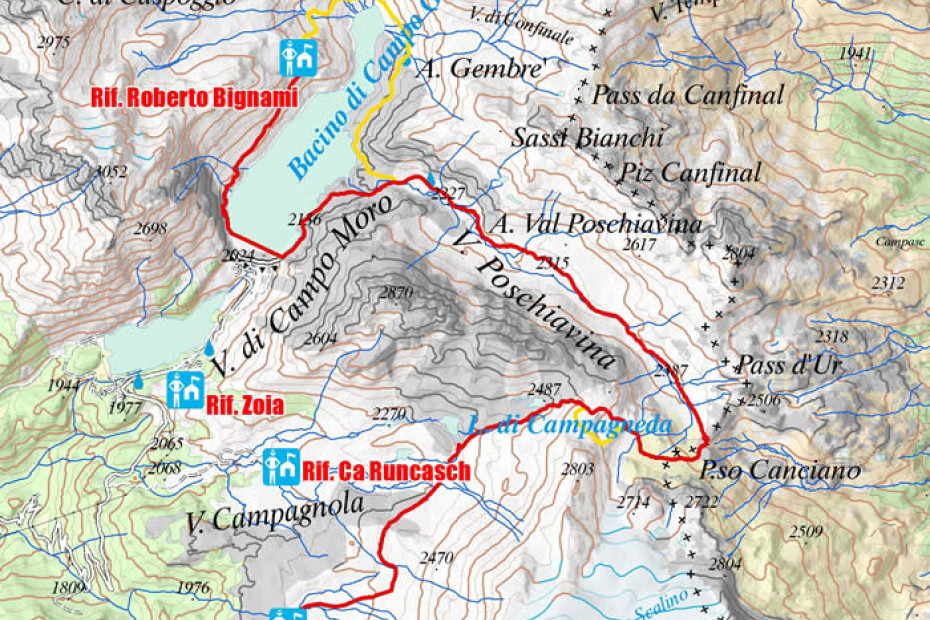 7. Rifugio Bignami - Rifugio Cristina