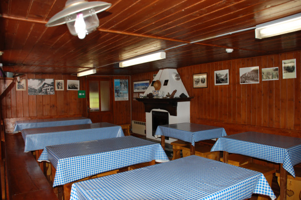 Interno rifugio Ventina